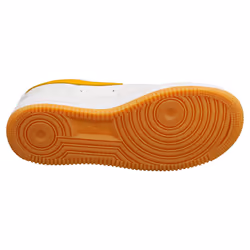 Nike Air Force 1 Low Retro Qs Mens Fashion Trainers in White Gold - 9