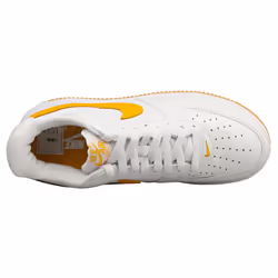 Nike Air Force 1 Low Retro Qs Mens Fashion Trainers in White Gold - 9