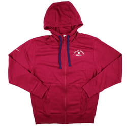 2023-2024 Barcelona Full-Zip French Terry Hoodie (Noble Red) - L