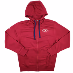 2023-2024 Barcelona Full-Zip French Terry Hoodie (Noble Red) - XL