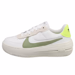 Nike Air Force 1 Plt.af.orm Womens Fashion Trainers in White Green - 3