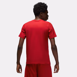 Nike Jordan Air Stretch T Shirt Mens Sports Tee - Red, M