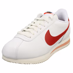 Nike Cortez Womens Casual Trainers in White Red - 3 UK