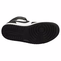 Nike Air Jordan 1 Mid Womens Fashion Trainers in White Black - 8