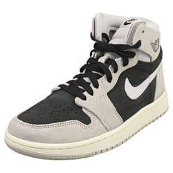 Nike Air Jordan 1 Zm Air Womens Fashion Trainers in Grey Black - 3.5