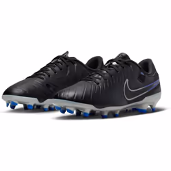 NIKE Men's Football Shoe  Black Chrome Hyper Royal  7.5