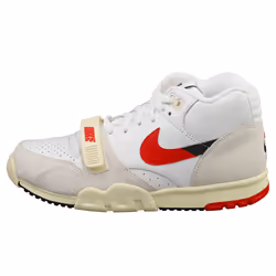 Nike Air Trainer 1 Mens Fashion Trainers in White Red - 7 - Additional view 2