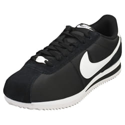 Nike Cortez Womens Casual Trainers in Black White - 4