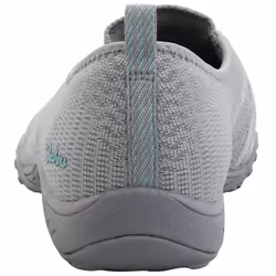Skechers Women's Breathe-Easy-a Look Sneaker  Grey/Aqua  7.5 M