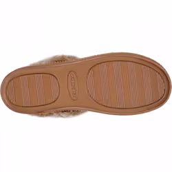 ) Cozy Campfire - Fresh Toast | Chestnut | Women's Faux-Fur Slippers - 7 (Adults'