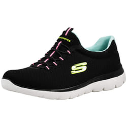 Skechers Sport Women's Summits Sneaker  Black/Multi  8 W