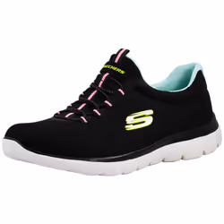 Skechers Sport Women's Summits Sneaker  Black/Multi  8.5 W