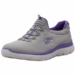 Skechers Sport Women's Summits Sneaker  Grey/Purple  7 M