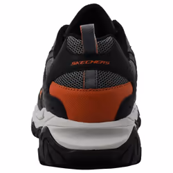 Skechers Men's Afterburn M fit Wonted  Charcoal/Orange  10 XW US