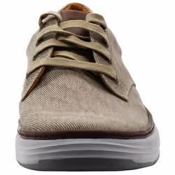 Skechers Men's Moreno Canvas Oxford Shoe  Stone  11 Wide