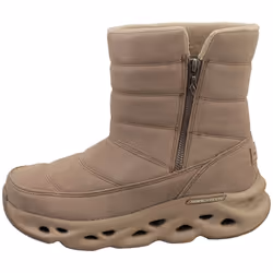 Skechers Go Swirl Tech Womens Ankle Boots in Dark Taupe - 8