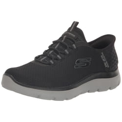 Skechers Men's Summits High Range Hands Free Slip-in Sneaker  Black/Ch