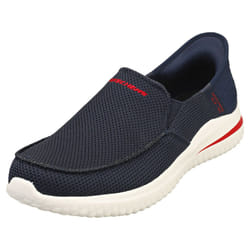 Skechers Slip-ins Delson 3.0 Vegan Mens Slippers Shoes in Navy - 9.5