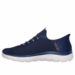 Skechers Men's Summits High Range Hands Free Slip-in Sneaker  Navy  10.5 Wide