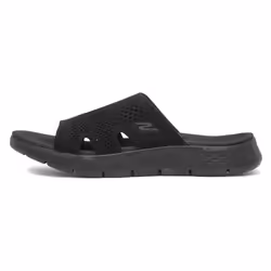 Skechers Women's GO Walk Flex Sandal-ELATION Slide Black/Black 7