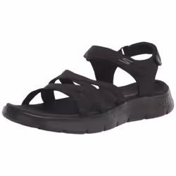 Skechers womens Go Walk Flex - Sunshine Sandal  Black  10 US