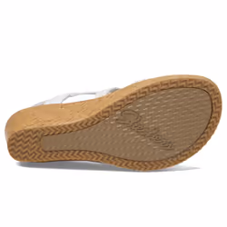 Skechers Women's Beverlee-Delicate Glow Wedge Sandal  White  11