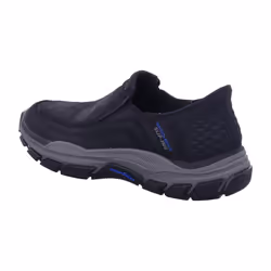 Skechers USA Men's Men's Respected-Elgin Hands Free Slip-in Moccasin  Black  9.5