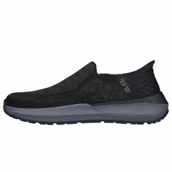 Skechers Men's Neville-Rovelo Slip-in Sneaker  Black  11