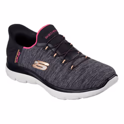 ) Skechers Summits Dazzling Haze Textile Women's Black/Multi Trainers - Black, 3 (Adults' - Additional view 5
