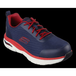 Skechers Safety Trainers Steel Safety Toe S3 SRC Breathable Arch-Fit Ringstap - 12UK /47EU /13US, Navy/Red