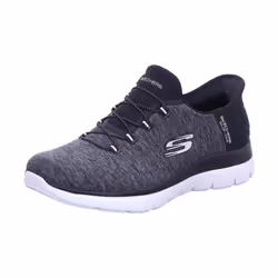 Skechers Women's Hands Free Slip Ins Summits Dazzling Haze Sneaker  Bl