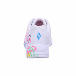 Skechers Kids Girls Street Uno Lite-Spread The Love Sneaker  White/Min