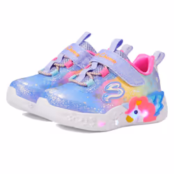 Skechers Kids Girls Unicorn Charmer-Twilight Dr Sneaker  Blue/Multi  7