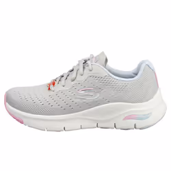 Skechers Arch Fit Vegan Womens Casual Trainers in Grey Multicolour - 4