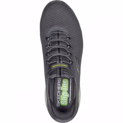 ) Slip-ins: Summits-High Range | Charcoal | Mens Slip On Trainers - 8 (Adults'