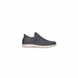 ) Slip-ins: Summits-High Range | Charcoal | Mens Slip On Trainers - 8 (Adults' - Additional view 5