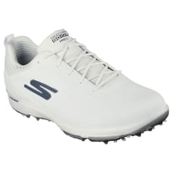 Skechers Mens 2023 Go Golf Pro 5 Hyper Arch Fit Waterproof Spiked - UK 7, White/Grey