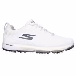 Skechers Mens 2023 Go Golf Pro 5 Hyper Arch Fit Waterproof Spiked - UK 7, White/Grey