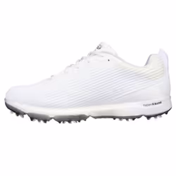 Skechers Mens 2023 Go Golf Pro 5 Hyper Arch Fit Waterproof Spiked - UK 7, White/Grey