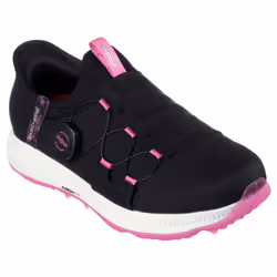 Skechers Womens 2025 GO GOLF Elite 5-Slip 'In Waterproof Comfortable Golf Shoes - UK 5, Black/Pink
