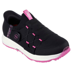 Skechers Womens 2025 GO GOLF Elite 5-Slip 'In Waterproof Comfortable Golf Shoes - UK 5, Black/Pink
