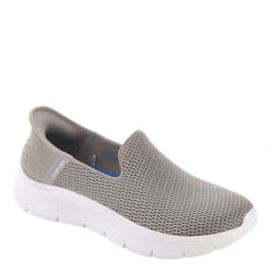 Skechers Women's Hands Free Slip-Ins Go Walk Flex-Relish Sneaker  Taupe/Blue  7.5