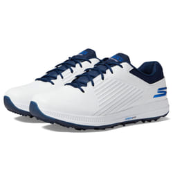 Skechers Men's Elite 5 Arch Fit Waterproof Golf Shoe Sneaker  White/Blue  9.5 Wide