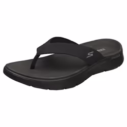 Skechers Women's GO Walk Flex Sandal-Splendor Flip-Flop  Black/Black