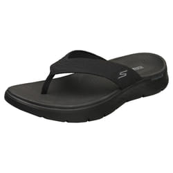Skechers Women's GO Walk Flex Sandal-Splendor Flip-Flop  Black/Black