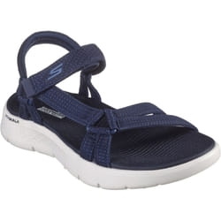 ) Skechers GO WALK Flex Sublime Polyester Women's Navy Sandals - Blue, 7 (Adults'
