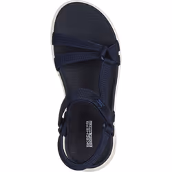 ) Skechers GO WALK Flex Sublime Polyester Women's Navy Sandals - Blue, 7 (Adults'