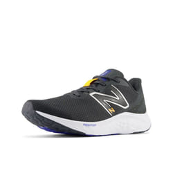 New Balance Men's Fresh Foam Arishi V4 Running Shoe  Blacktop/Hot Marigold  8 X-Wide