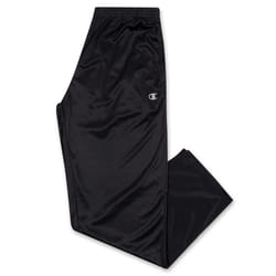 Champion Big and Tall Open Bottom Track Pants - Lightweight Powertrain Track Pants for Men Black