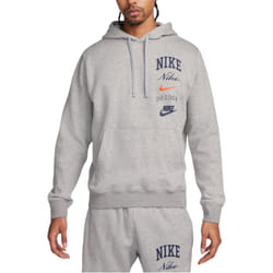 NIKE FN2635 Mens Fleece Hoodie Sweat - Grey, S